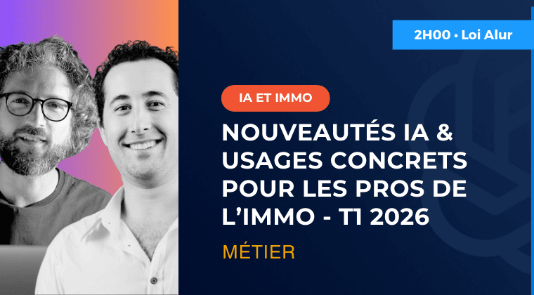 De la veille à l'action : nouveautés IA & cas concrets en immobilier - T1 2026