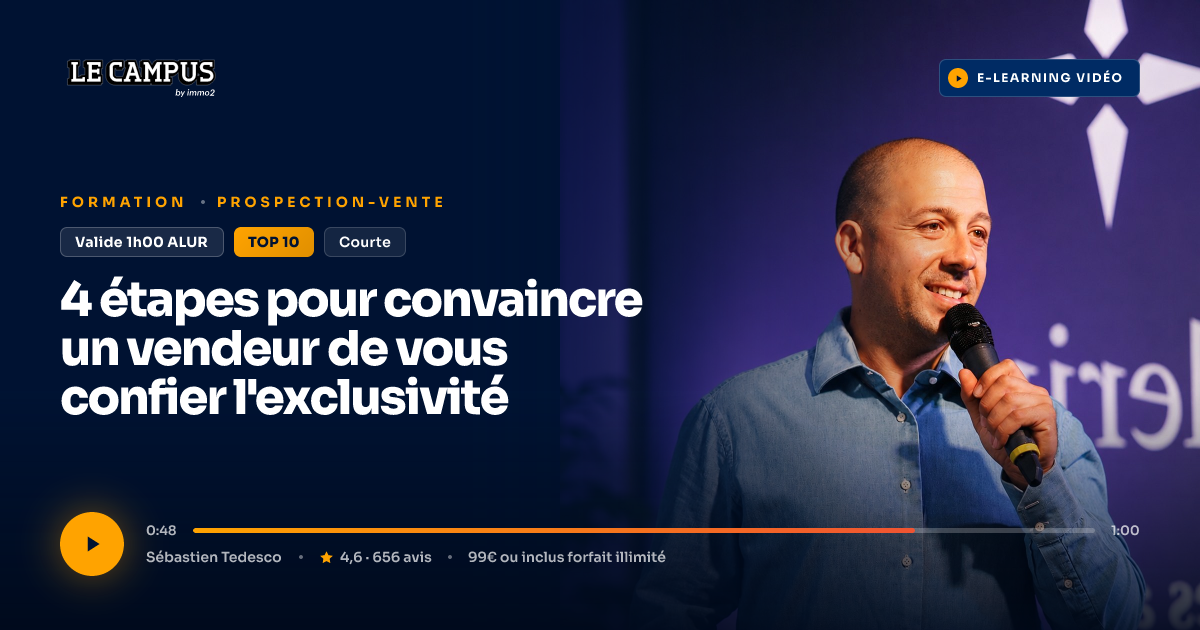 4 étapes pour convaincre un vendeur de vous confier l'exclusivité | Le ...